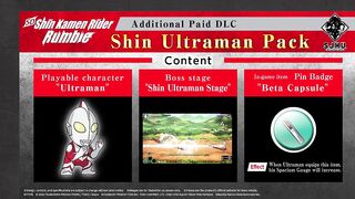 SD Shin Kamen Rider Rumble - DLC Trailer