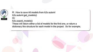 R : How to save All models from h2o automl