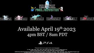 Final Fantasy Pixel Remaster - Launch Date Trailer | PS4 Games