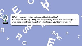 HTML : How can I resize an image without stretching?