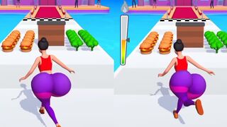 Twerk Race game video |Twerk level 2|Best player cartoon