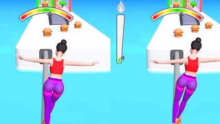 Twerk Race game video |Twerk level 2|Best player cartoon