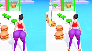 Twerk Race game video |Twerk level 2|Best player cartoon