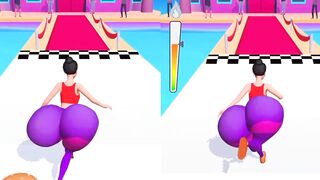 Twerk Race game video |Twerk level 2|Best player cartoon