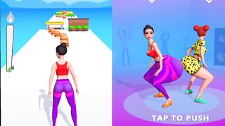 Twerk Race game video |Twerk level 2|Best player cartoon