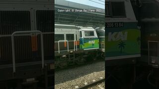 Short compilation of GE CM20EMP locomotive #Shorts