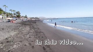 2023 ????️???? TENERIFE 4K BEACH WALK Canary Islands