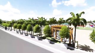 Proposal Matara Polhena Beach #architecture #srilanka #3danimation #houseplan
