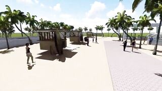 Proposal Matara Polhena Beach #architecture #srilanka #3danimation #houseplan