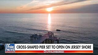 Jersey Shore beach town rebuilds pier in shape of the cross