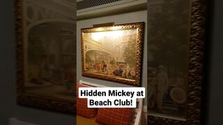 Hidden Mickey at Disney's Beach Club Resort! #shorts