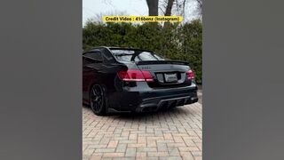 E Class Exhaust Sound - Credit Video : 416benz (Instagram)