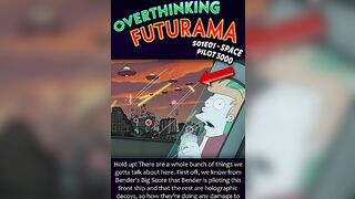 Futurama's MASSIVE time-travel paradox (Season 1, Episode 1, Space Pilot 3000) #shorts