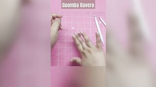 Tutorial express. llavero de Goomba Mario World. Pasta flexible o Porcelana Fría.