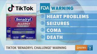 Family sends warning message after boy dies trying TikTok's 'Benadryl Challenge'