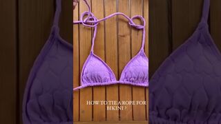 GIRLS HOW TO TIE YOUR BIKINI ???? || BIKINIS KAISE BAANDHE || BIKNI #symardlap #symardlap_official