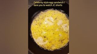 Celebrity style egg sandwich goes viral I dare you to watch #viral #trending #shorts