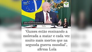 Lula está tirando a responsabilidade dos criminosos e botando nos GAMES (Aumento de impostos vindo)