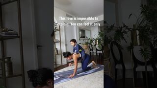 Some things are just felt/known! Yoga mom #shortvideo #yoga #momlife #love #shorts #cute #power