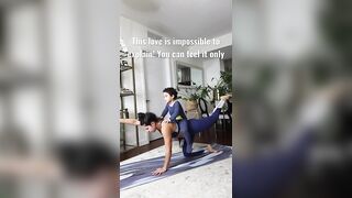 Some things are just felt/known! Yoga mom #shortvideo #yoga #momlife #love #shorts #cute #power