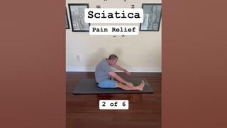 Sciatica Pain Relief 2 of 6 stretches.