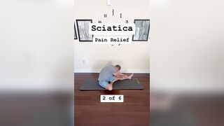 Sciatica Pain Relief 2 of 6 stretches.