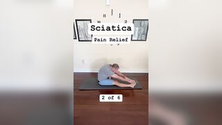 Sciatica Pain Relief 2 of 6 stretches.