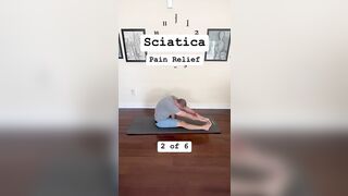 Sciatica Pain Relief 2 of 6 stretches.