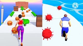 Twerk 3D Race Vs DNA Run - All Levels Gameplay walkthrough (IOS,Android)