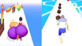 Twerk 3D Race Vs DNA Run - All Levels Gameplay walkthrough (IOS,Android)