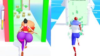 Twerk 3D Race Vs DNA Run - All Levels Gameplay walkthrough (IOS,Android)