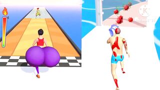 Twerk 3D Race Vs DNA Run - All Levels Gameplay walkthrough (IOS,Android)