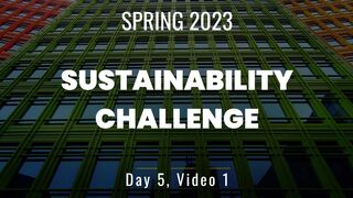 Sustainability Challenge Spring 2023: The Journey Continues