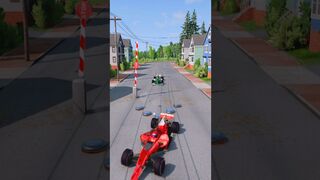 "UNBELIEVABLE BeamNG Drive Crash Compilation - Bollards vs Cars" #shorts #beamng #youtubeshorts