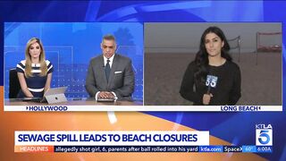 Large sewage spill closes beaches in Long Beach