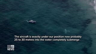 Mum and son recount plane crash into ocean at WA beach | 9 News Australia