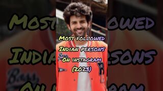 Top 10 most followed Indian people on instagram ???? #shorts #india #instagram