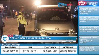 Travel Gelap Masih Marak, Aparat Gabungan Razia 8 Travel di Sukabumi yang Bawa Penumpang Mudik