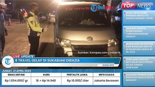 Travel Gelap Masih Marak, Aparat Gabungan Razia 8 Travel di Sukabumi yang Bawa Penumpang Mudik