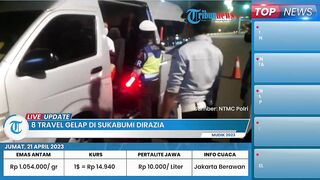 Travel Gelap Masih Marak, Aparat Gabungan Razia 8 Travel di Sukabumi yang Bawa Penumpang Mudik