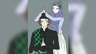 How to Draw Anime Kimetsu no Yaiba (Demon Slayer) Idul Fitri #shorts #short