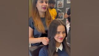 New haircut of celebrity Actor Madhura Joshi by The House Of Hair