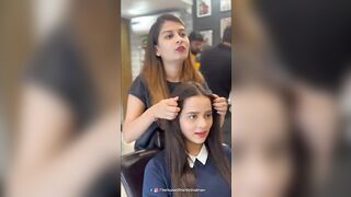 New haircut of celebrity Actor Madhura Joshi by The House Of Hair