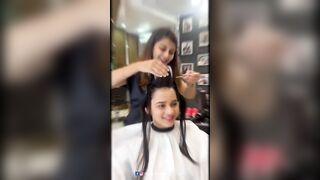 New haircut of celebrity Actor Madhura Joshi by The House Of Hair