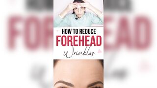 how to reduce forehead wrinkles ||yoga & lifestyle #foreheadlines #wrinkles #shorts