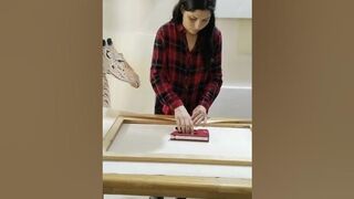 Canvas Stretching #viralvideo #art #painting #popular #hardeepart #shorts #short #shortvideo #viral