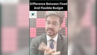 Difference Between Fixed And Flexible Budget | CA Inter Costing #shorts #costingcommando