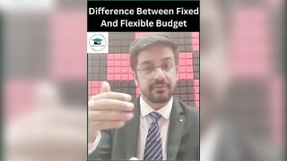 Difference Between Fixed And Flexible Budget | CA Inter Costing #shorts #costingcommando