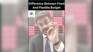 Difference Between Fixed And Flexible Budget | CA Inter Costing #shorts #costingcommando