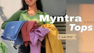 Myntra Tops Haul Starting at 239/- Summer Tops Haul | Try on Haul #myntratophaul #meeshotophaul